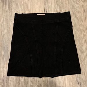 Helmut by Helmut Lang Black Mini Skirt